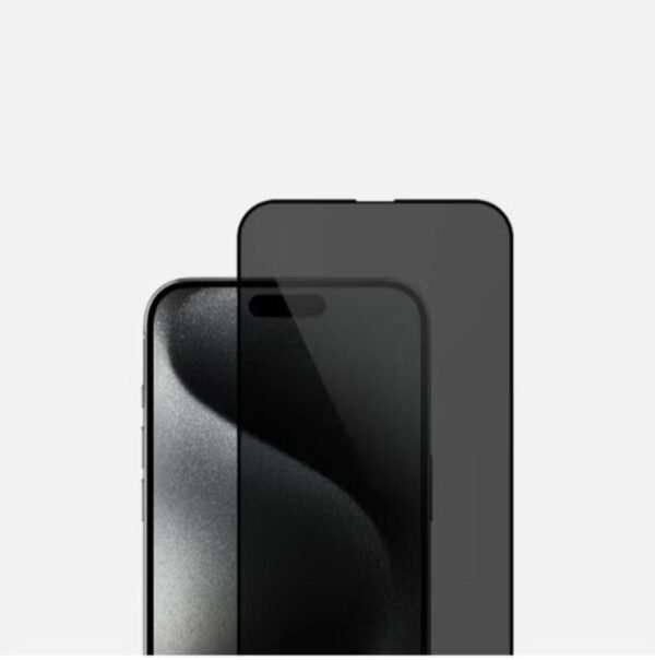 واقي شاشة نانو مضاد للتجسس لـ آيفون 14 (iPhone 14) لحماية الخصوصية (لقافة)  من Pluto, حماية قصوى للشاشة من الخدوش والكسر ضمان سنه. - Image 2